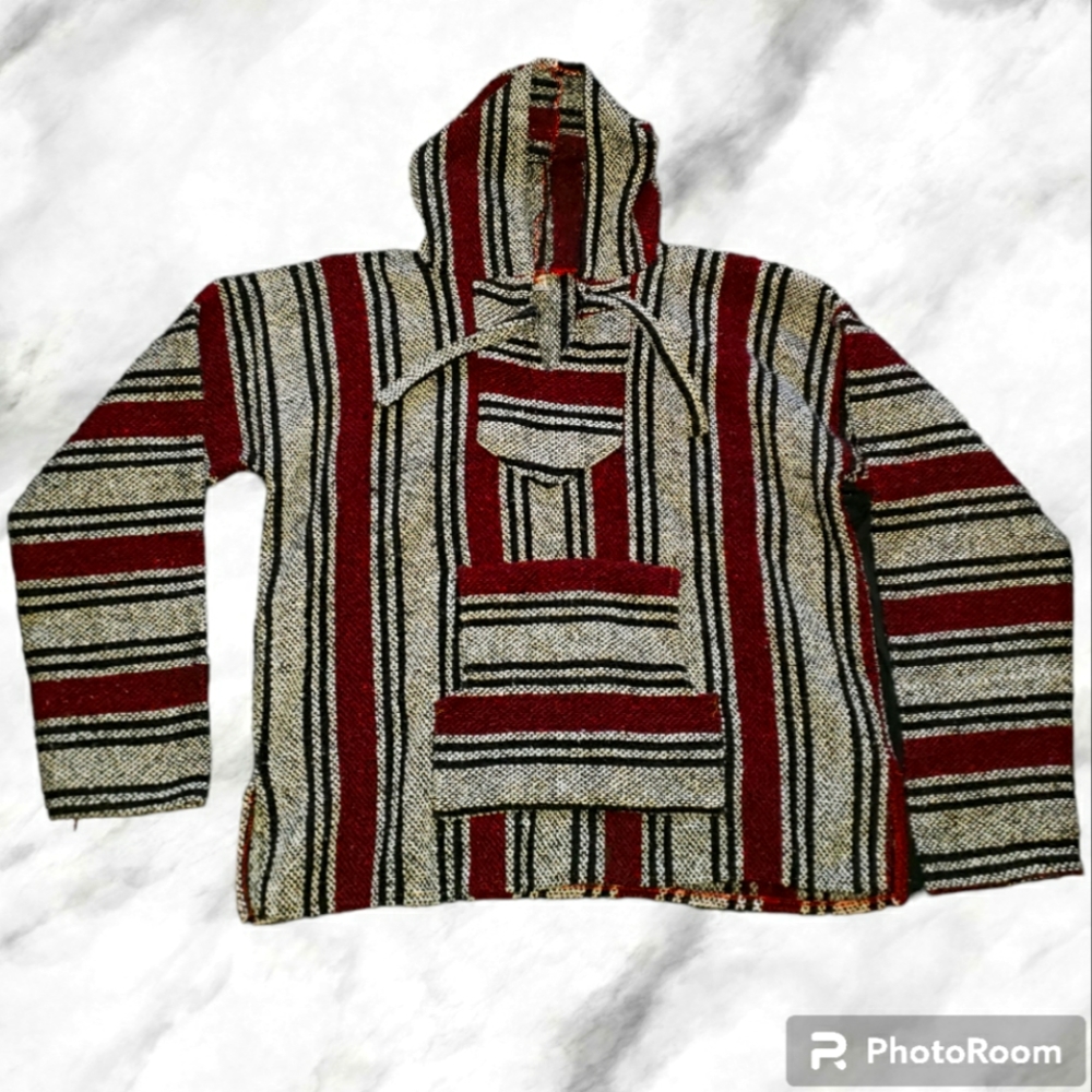 Red Pancho hoodie
